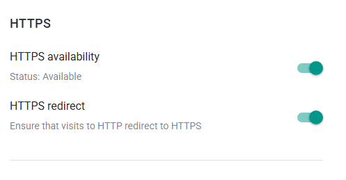blogger https settings